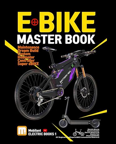 E-BIKE BOOKS 1: ELECTRIC BICYCLE MANUFACTURING AND REPAIR BEGINNER'S GUIDE BY INKWAN HWANG (2022)