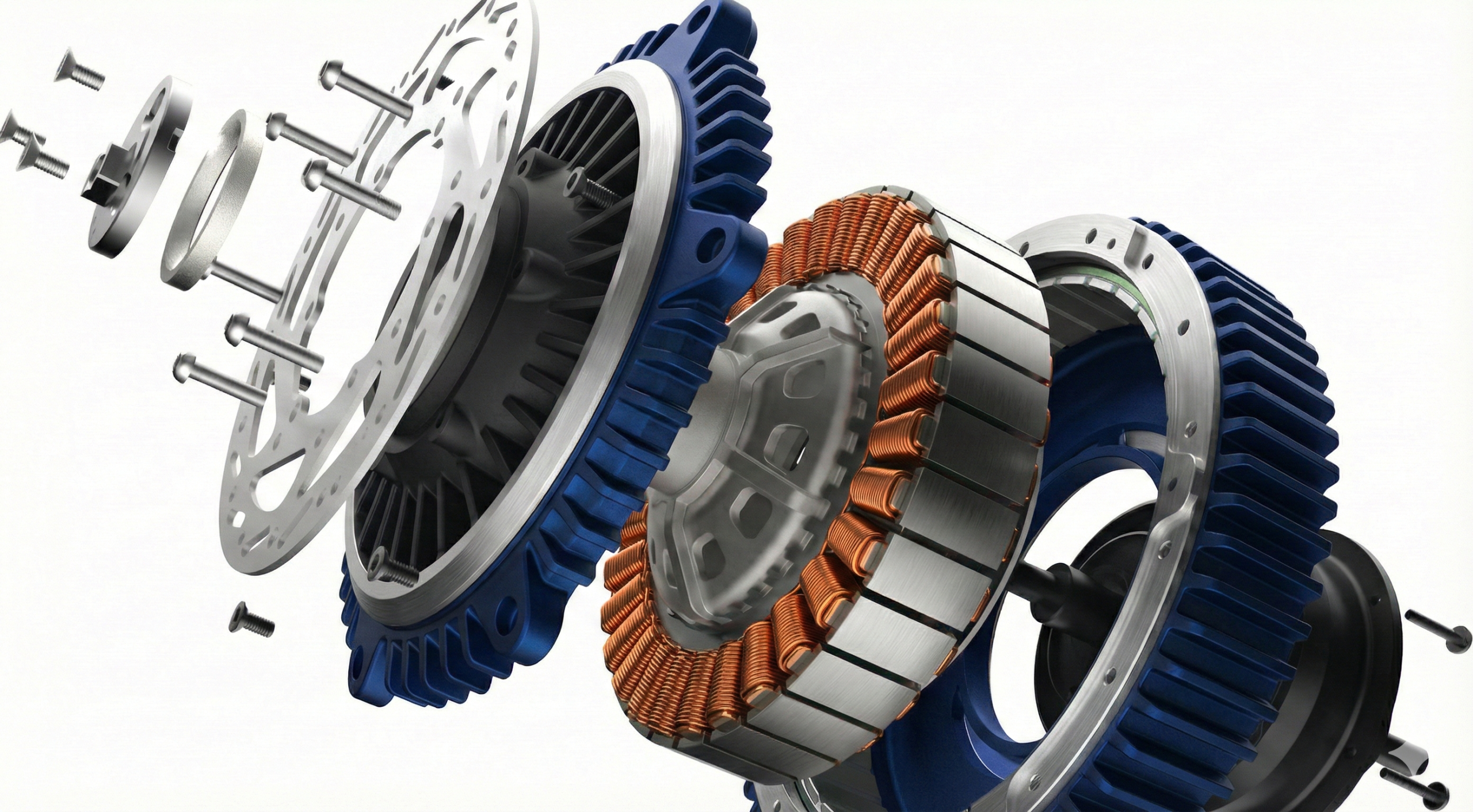 hub motor explosive toseven diagram