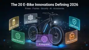 20 e-bike products you must know