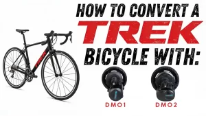 poster for showing guide to convert your trek bicycle to an ebike with toseven motor's mid drives